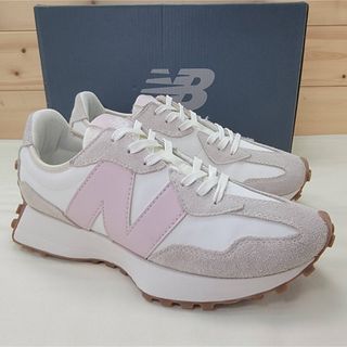 ニューバランス(New Balance)のニューバランス WS327AL  ホワイト/ピンク 25cm(スニーカー)