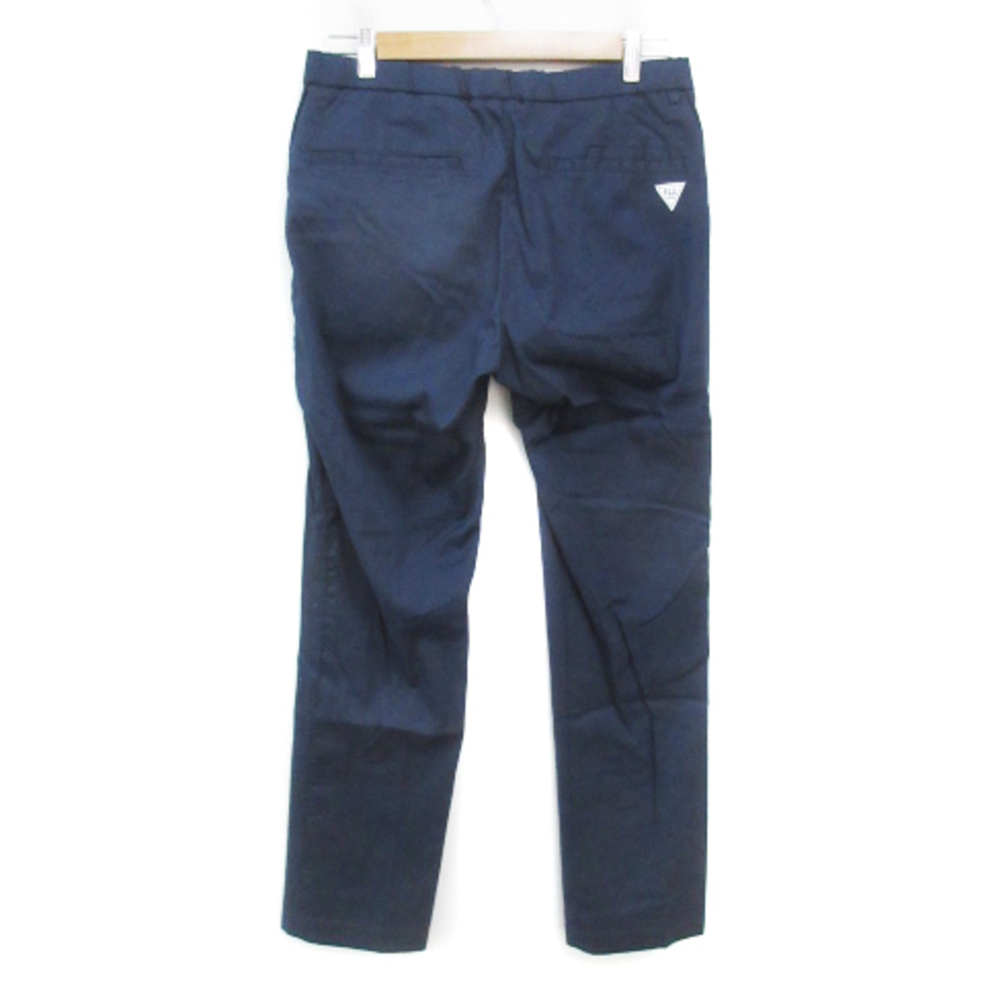 EDWIN(エドウィン)のエドウィン スラックスパンツ テーパードパンツ ロング丈 ストライプ柄 M 紺 メンズのパンツ(スラックス)の商品写真