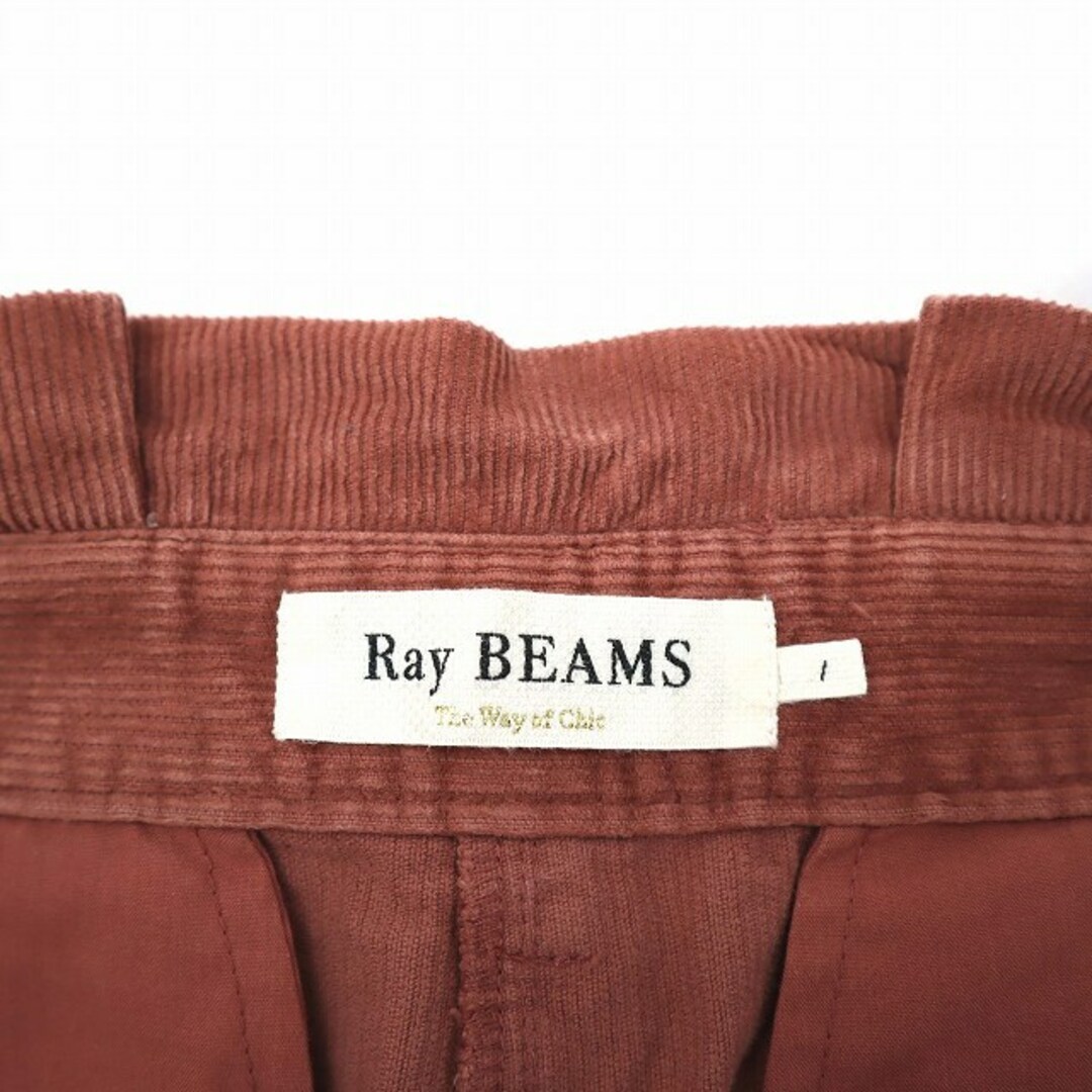 Ray BEAMS(レイビームス)のレイビームス Ray Beams 細畝 コーデュロイ ワイド バギー ガウチョ レディースのパンツ(その他)の商品写真