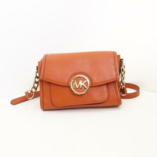 マイケルコース(Michael Kors)のMICHAEL KORS(マイケルコース) ショルダーバッグ - オレンジ チェーンショルダー レザー(ショルダーバッグ)