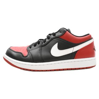 ナイキ(NIKE)のNIKE ナイキ AIR JORDAN 1 LOW BRED 553558-066 エアジョーダン1 ロー ブレッド ローカットスニーカー ブラック/レッド US10.5/28.5cm(スニーカー)