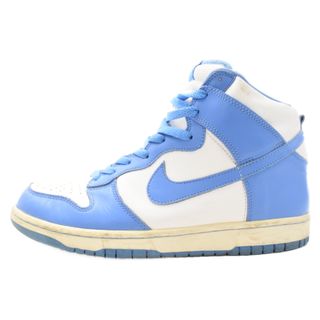 ナイキ(NIKE)のNIKE ナイキ DUNK HIGH 309432-142 ダンク ハイ ハイカットスニーカー ホワイト/ユニバーシティブルー US10/28cm(スニーカー)