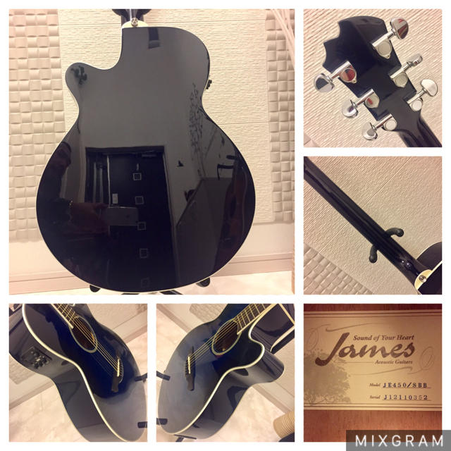 James(ジェームス)のサ様専用 ①James JE450SBBエレアコ❗️トップ単板❗️美品純正‼️ 楽器のギター(アコースティックギター)の商品写真