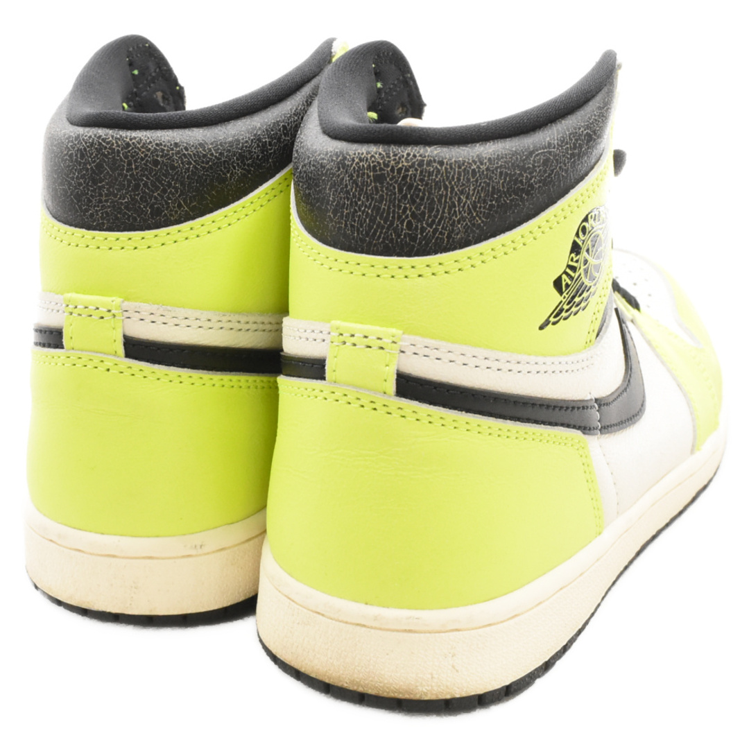 NIKE(ナイキ)のNIKE ナイキ AIR JORDAN1 HIGH OG VOLT 555088-702 エアジョーダン1 ボルト ハイカットスニーカー ホワイト/イエロー US9/27cm メンズの靴/シューズ(スニーカー)の商品写真