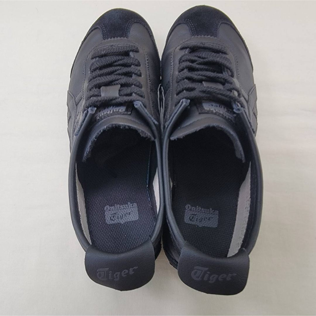 Onitsuka Tiger - オニツカタイガー メキシコ66 ブラック レザー 24cm Onitsuka Tiger - オニツカタイガー メキシコ66 ブラック レザー 24cm