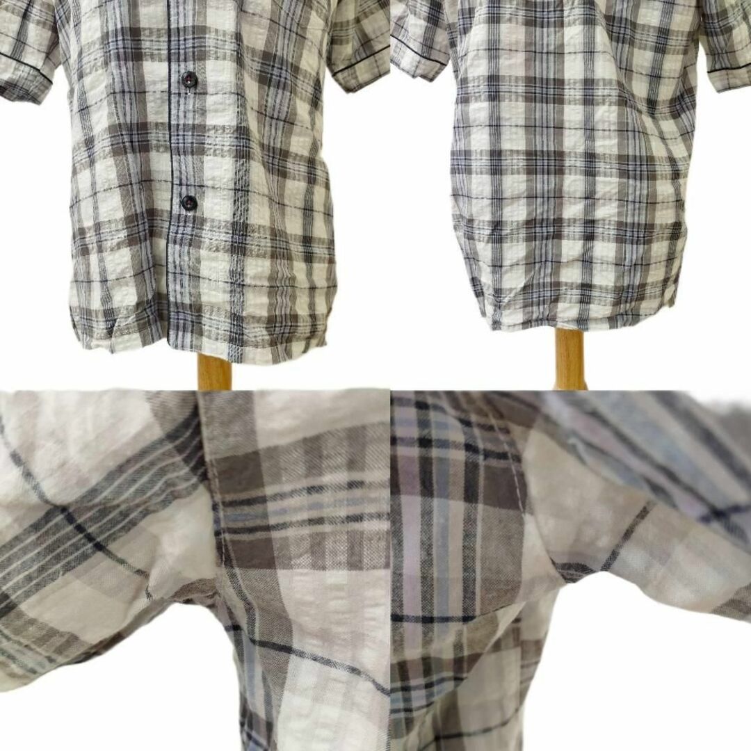 EDWIN(エドウィン)のEDWIN エドウィン チェック柄 ルームウェア 半袖 部屋着 Mサイズ メンズのトップス(シャツ)の商品写真