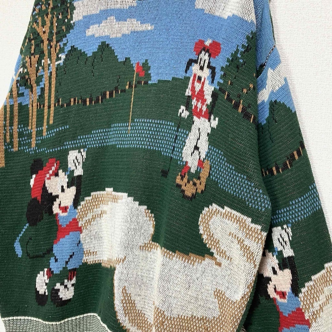 Disney - ☆激レア USA製 総柄ニット セーター ディズニー Disney - ☆激レア USA製 総柄ニット セーター ディズニー