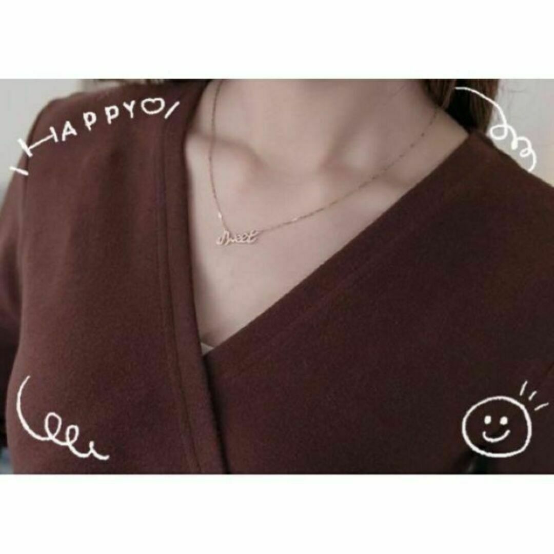 カシュクール ワンピース XL マタニティ 授乳口 秋冬長袖 ブラウン ミモレ丈 レディースのワンピース(その他)の商品写真