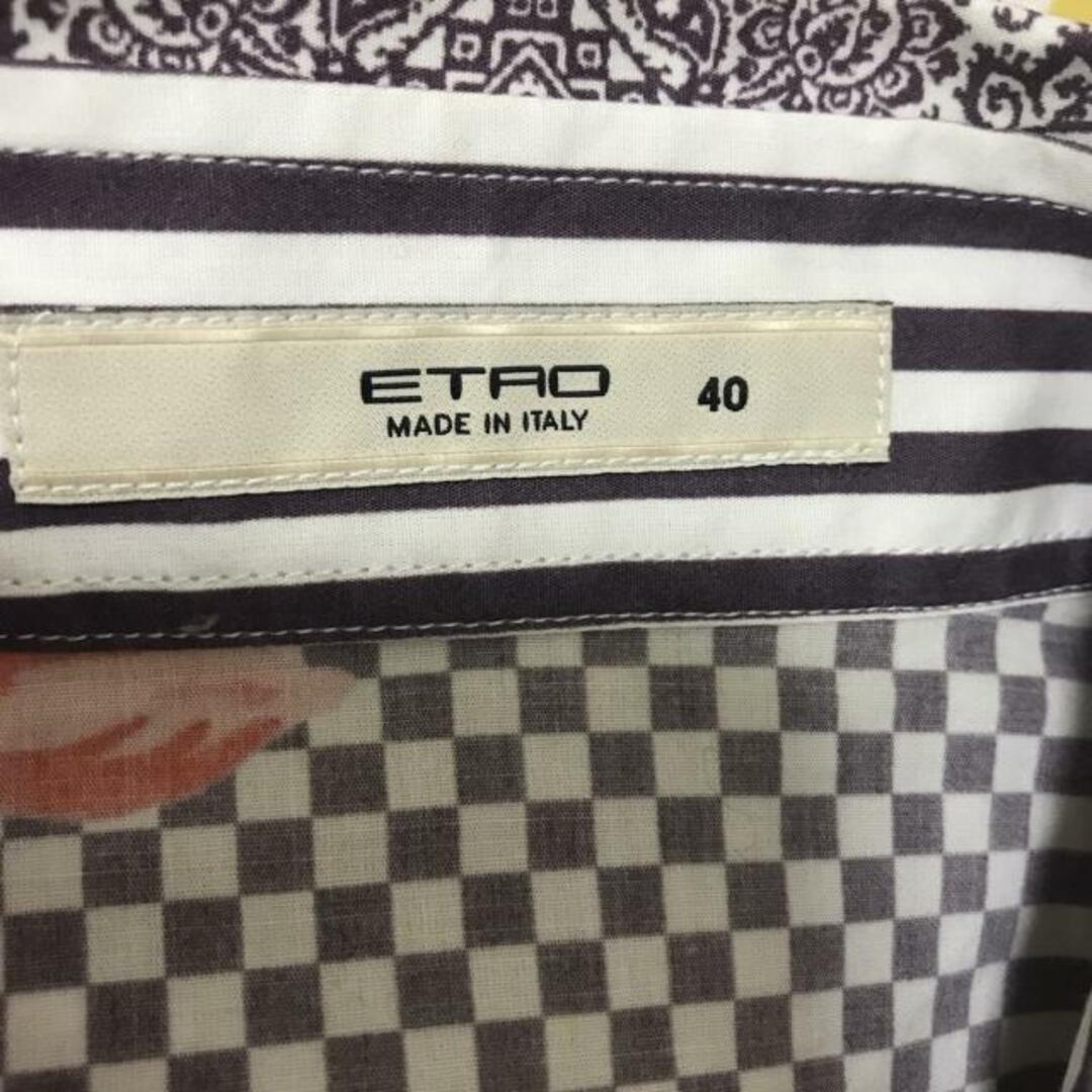 ETRO(エトロ)のETRO(エトロ) 長袖シャツブラウス サイズ40 M レディース - アイボリー×ダークイエロー×マルチ ペイズリー柄/花柄 レディースのトップス(シャツ/ブラウス(長袖/七分))の商品写真