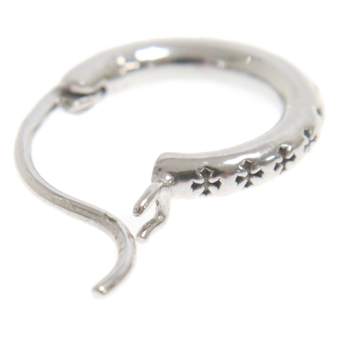 Chrome Hearts(クロムハーツ)のCHROME HEARTS クロムハーツ 18KWG HOOP TFL SML フープ シルバー ピアス ホワイトゴールド メンズのアクセサリー(ピアス(片耳用))の商品写真