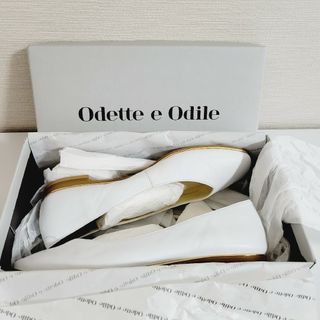 dette e Odile パンプス 23.5cm ホワイト