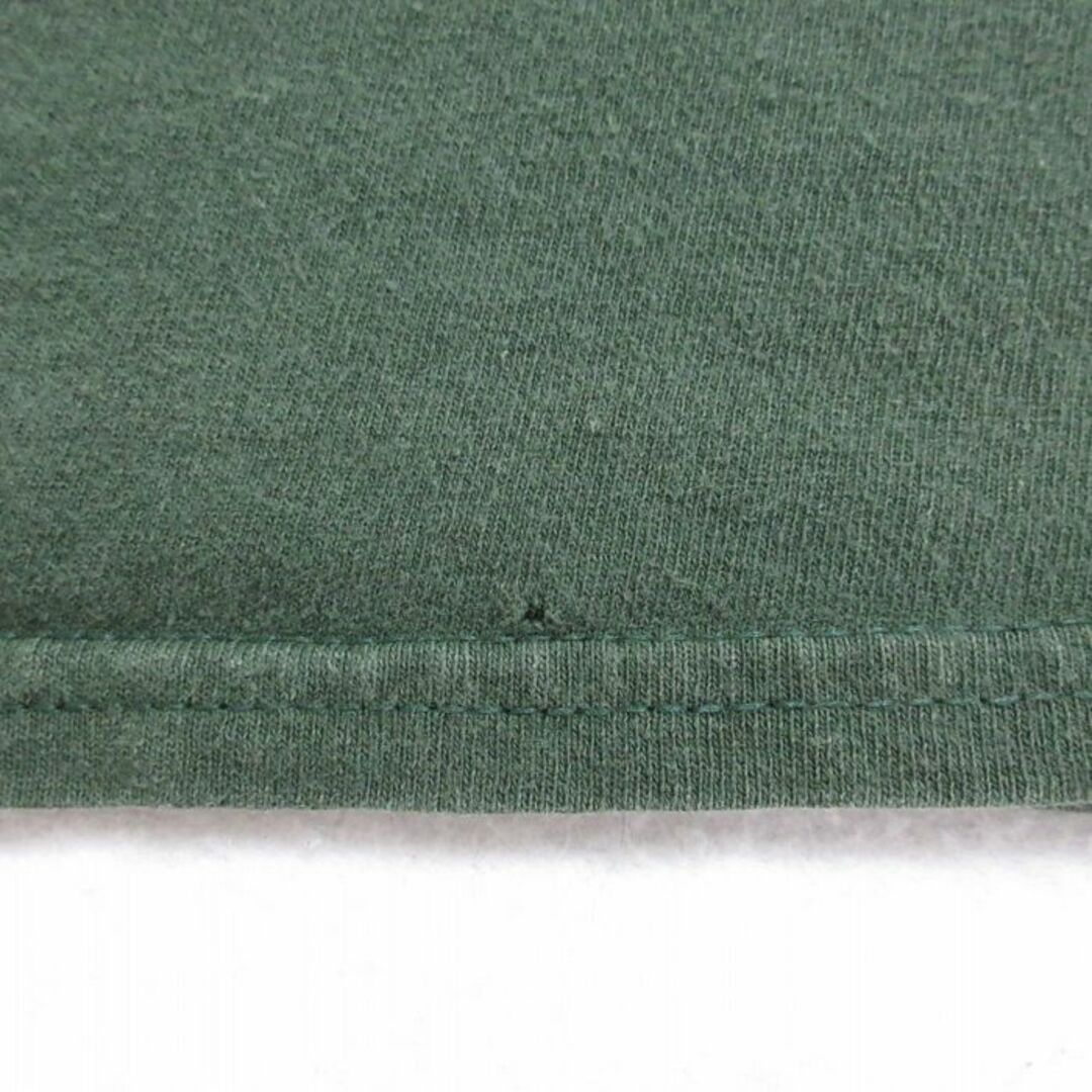 L★古着 半袖 ロック バンド Tシャツ メンズ スワローザサン コットン クルーネック 濃緑 グリーン 24mar22 中古 メンズのトップス(Tシャツ/カットソー(半袖/袖なし))の商品写真
