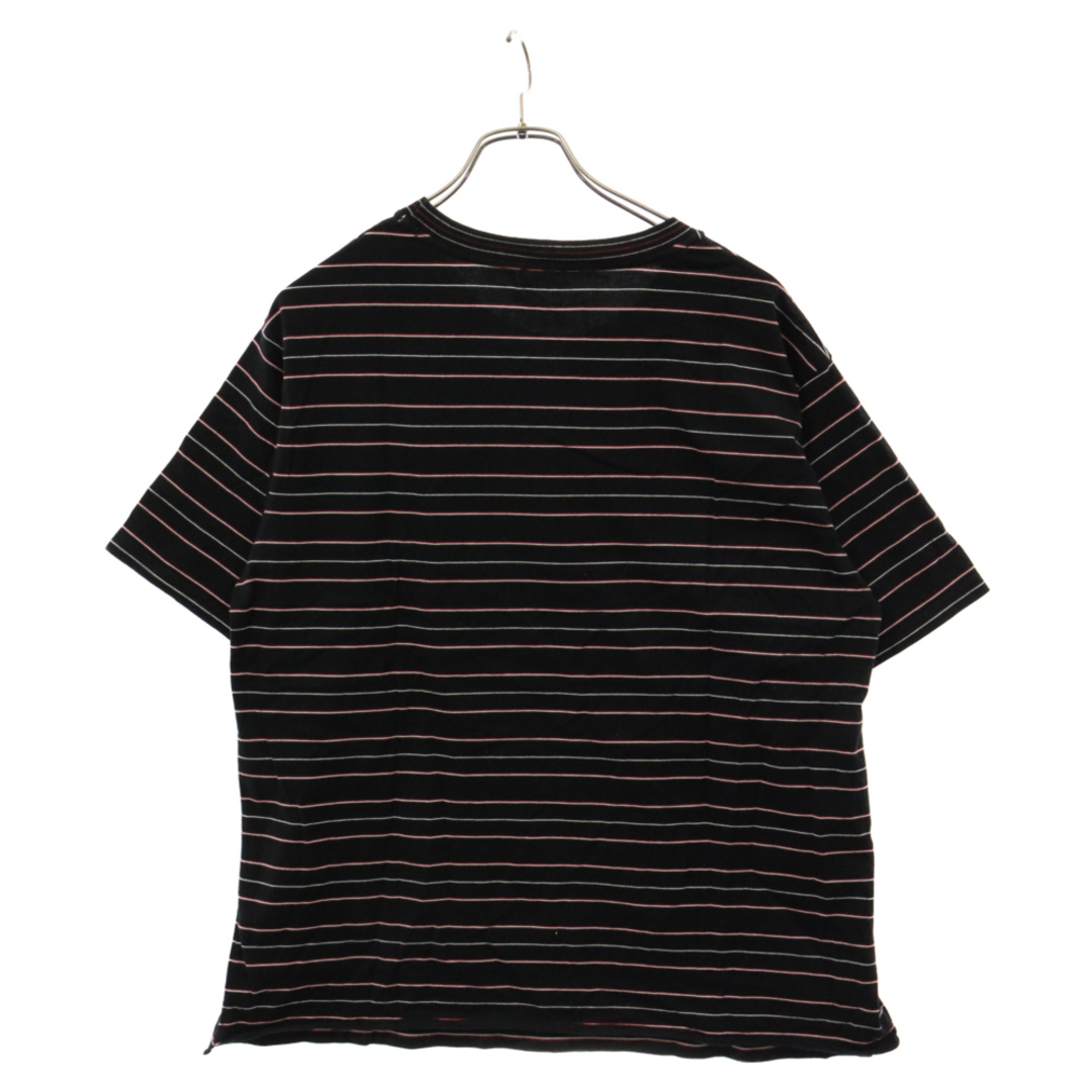 Saint Laurent(サンローラン)のSAINT LAURENT PARIS サンローランパリ 16SS Striped Red Black T-Shirt ストライププリント半袖Tシャツ ブラック/レッド メンズのトップス(Tシャツ/カットソー(半袖/袖なし))の商品写真