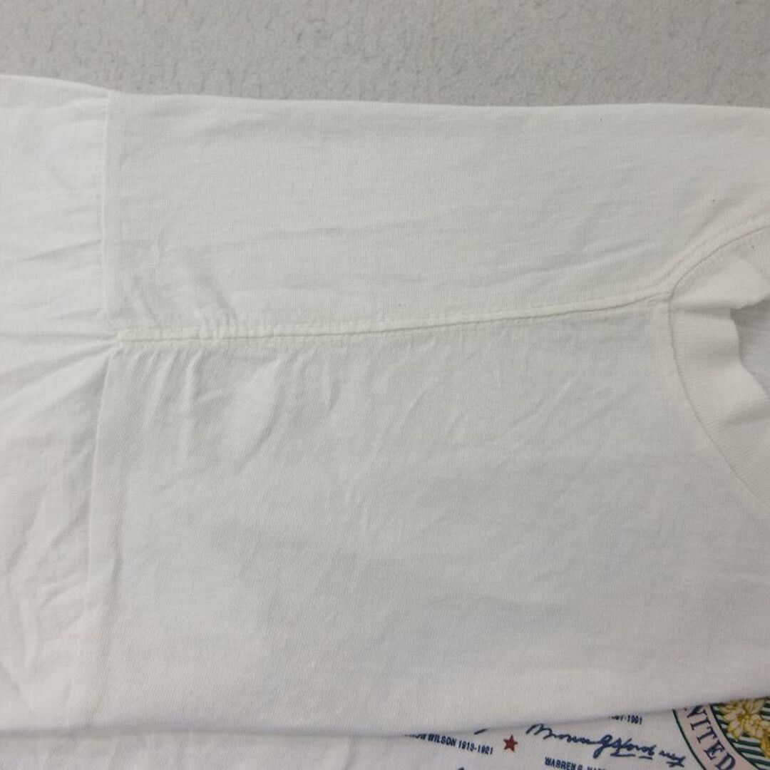 XL★古着 半袖 ビンテージ Tシャツ メンズ 90年代 90s ワシントンDC 大きいサイズ コットン クルーネック 白 ホワイト 24mar22 中古 メンズのトップス(Tシャツ/カットソー(半袖/袖なし))の商品写真