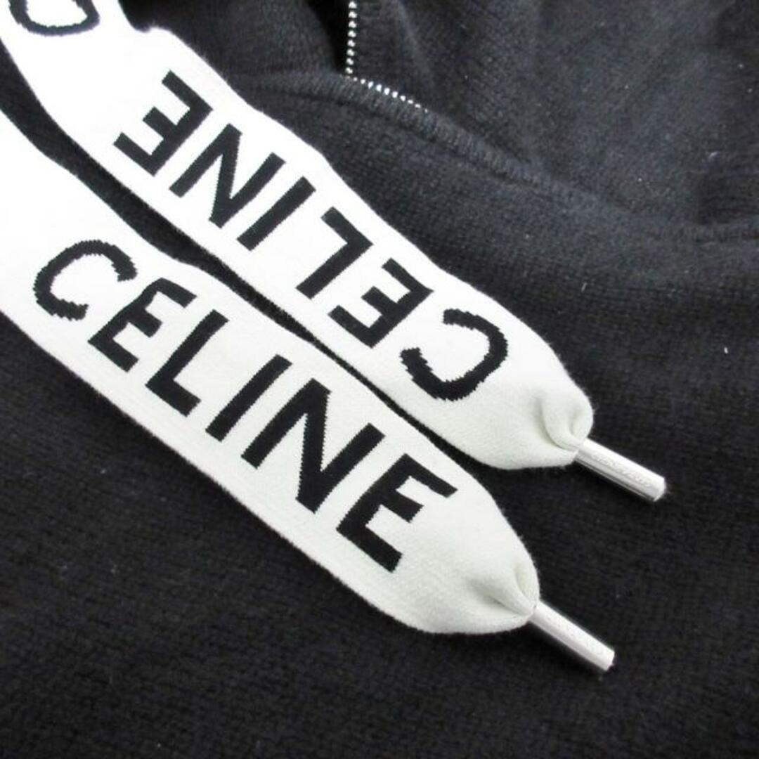 celine(セリーヌ)のCELINE(セリーヌ) パーカー サイズXS メンズ美品  - 2A77O373N 黒 長袖/ニット/2021AW ウール、カシミヤ メンズのトップス(パーカー)の商品写真