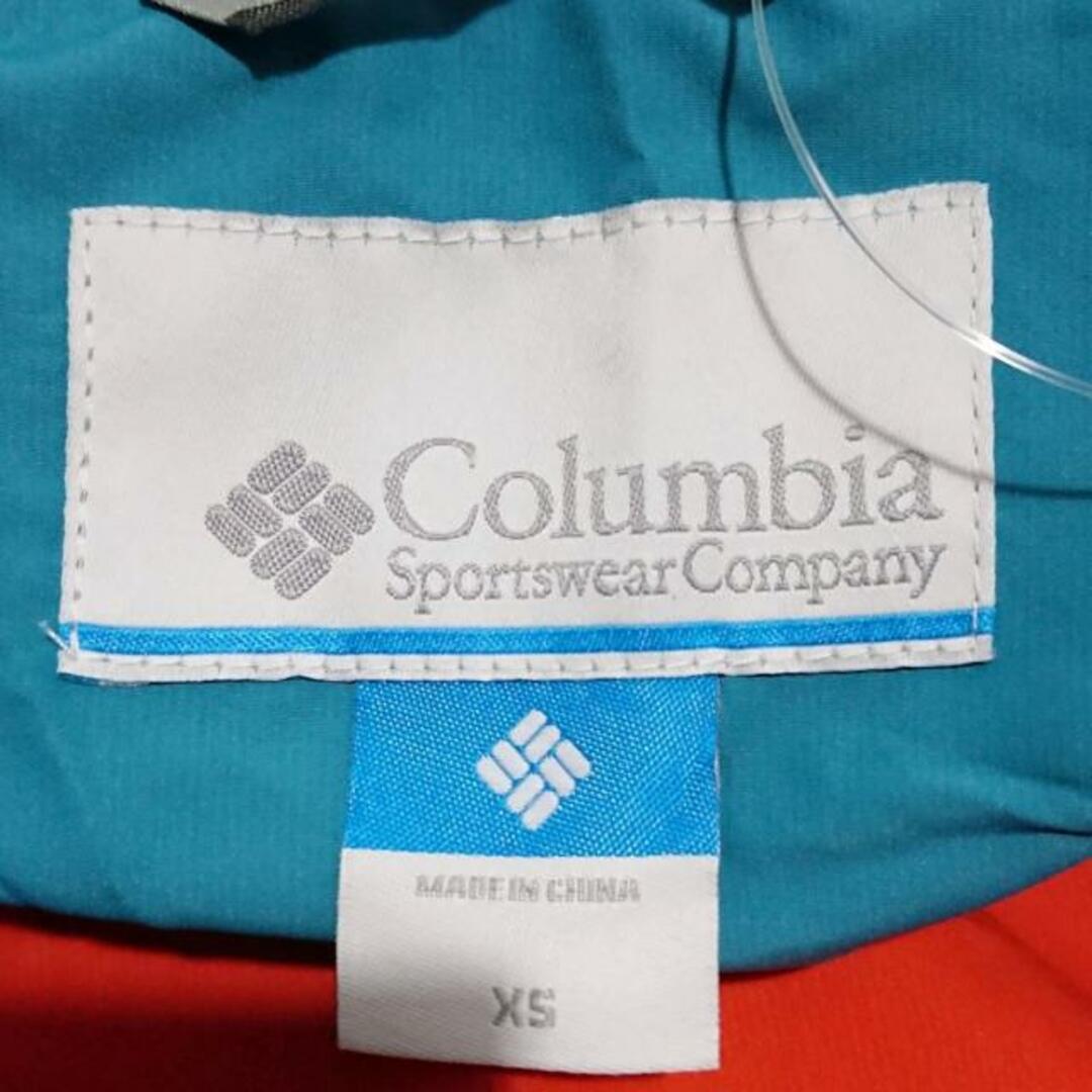 Columbia(コロンビア)のcolumbia(コロンビア) ブルゾン サイズXS レディース美品  - オレンジ×ブルーグリーン 長袖/春/秋 レディースのジャケット/アウター(ブルゾン)の商品写真