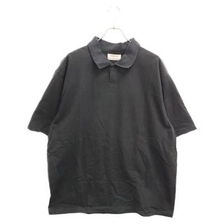 FOG Essentials エフオージー エッセンシャルズ Short Sleeve Polo バックロゴプリント 半袖ポロシャツ ブラック(ポロシャツ)