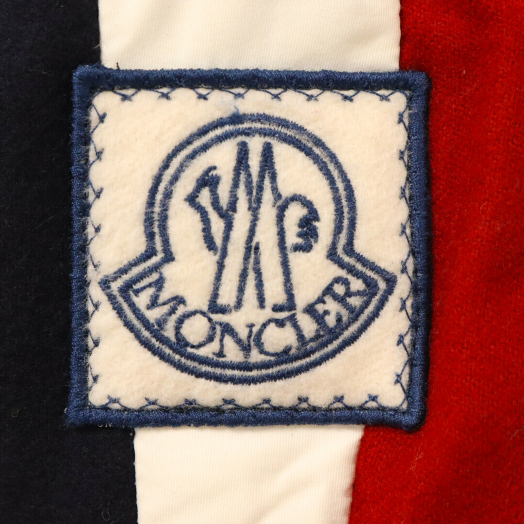 MONCLER(モンクレール)のMONCLER GAMME BLEU モンクレール・ガム・ブルー 17AW ヘリンボーン ツイード切替 トリコロールライン ダウンジャケット グレー C23914137280 メンズのジャケット/アウター(ダウンジャケット)の商品写真