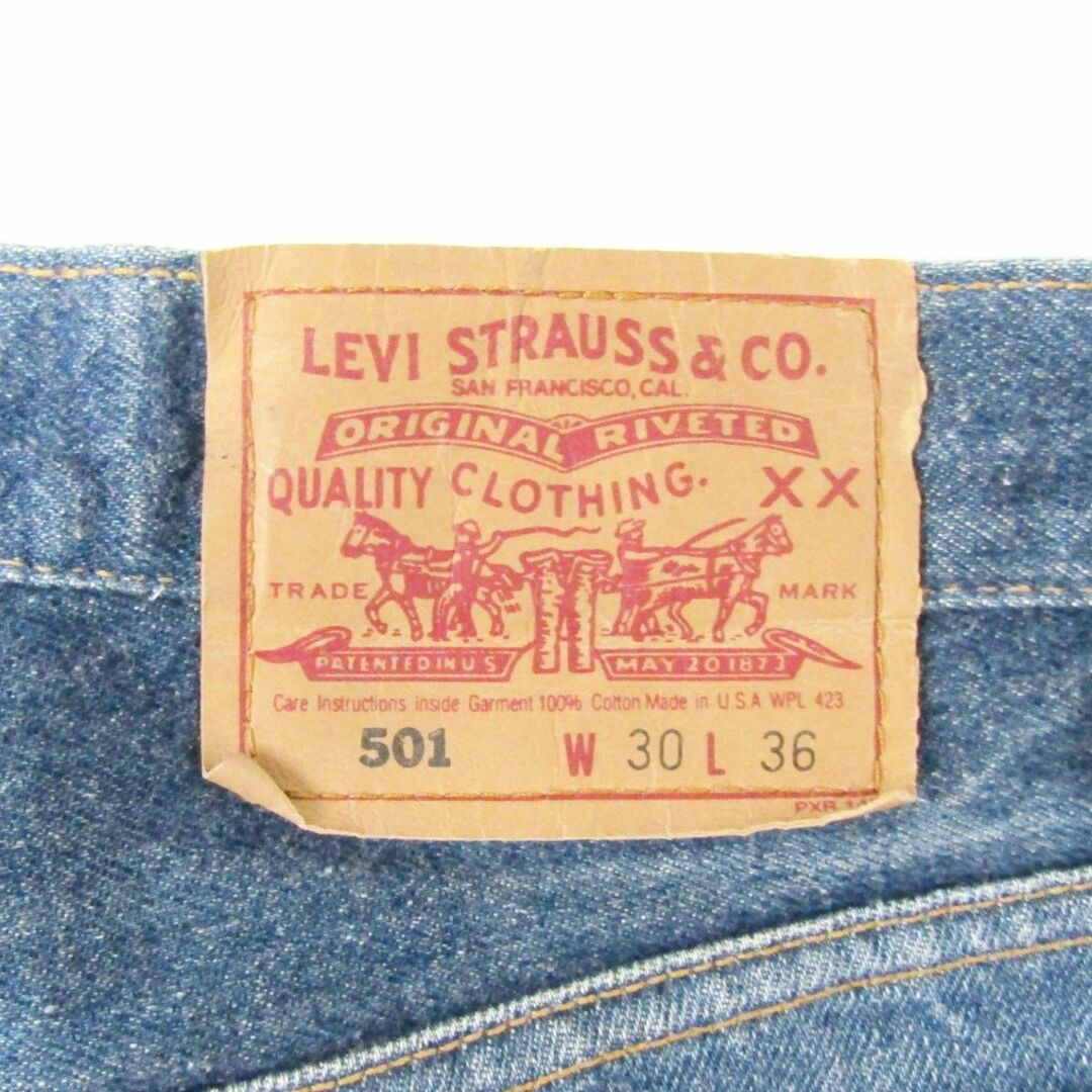 Levi's(リーバイス)のLevi'sリーバイス501▼ストレート▼アメリカ製90’s▼30▼W約72㎝ メンズのパンツ(デニム/ジーンズ)の商品写真