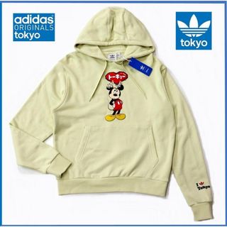 アディダス(adidas)の新品 アディダス adidas×Disney ミッキーマウス パーカー サンドL(パーカー)