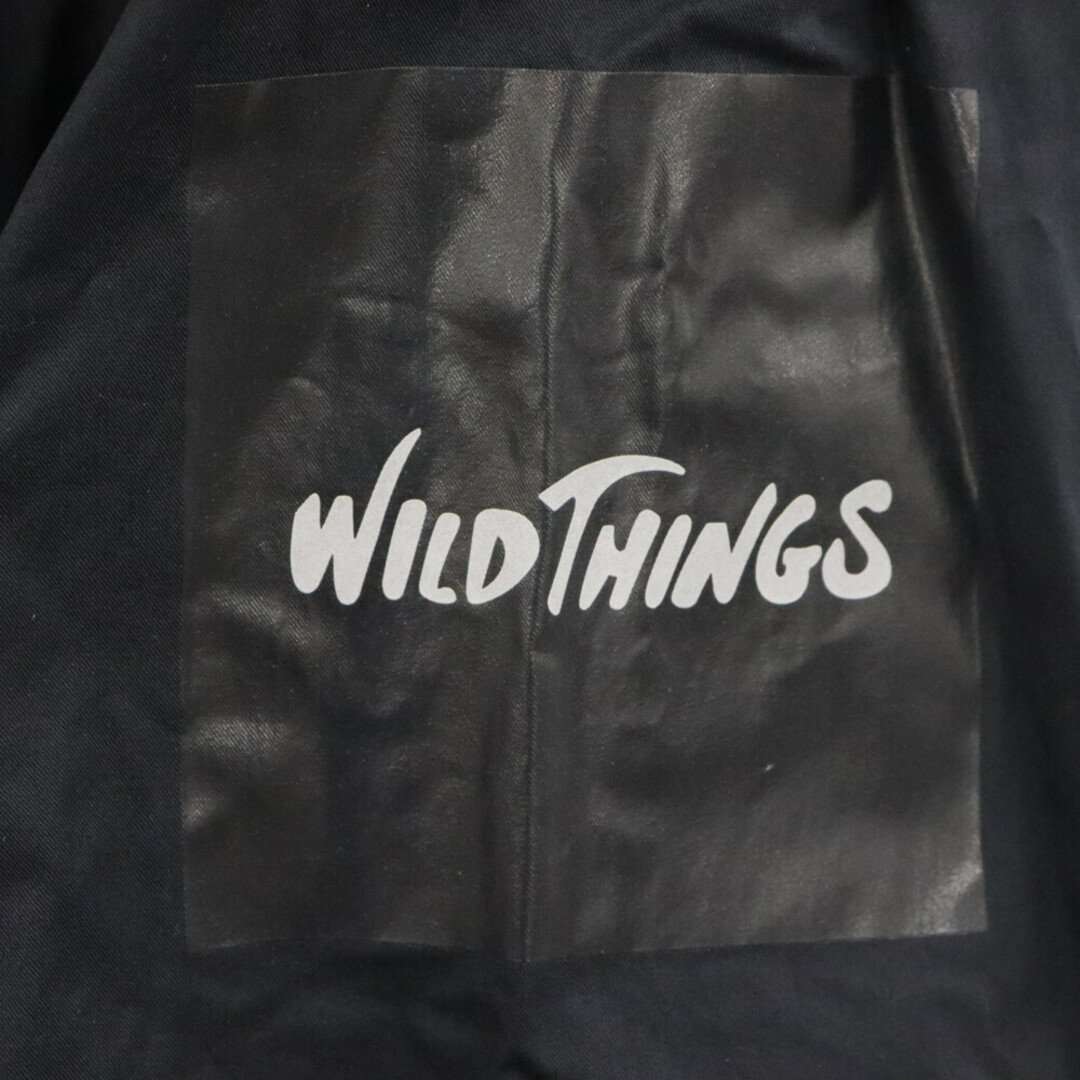 WILD THINGS ワイルドシングス 19SS LIGHT HAPPY JACKET ライトハッピージャケット ブラック WT19004N メンズのジャケット/アウター(フライトジャケット)の商品写真