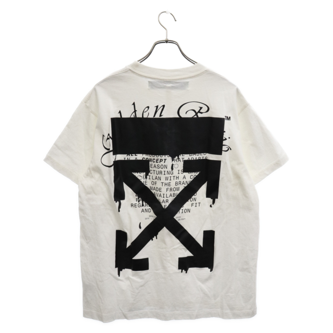 OFF-WHITE(オフホワイト)のOFF-WHITE オフホワイト 20SS Dripping Arrows S/S Over Tee ドリッピングアローズショートスリーブ半袖Tシャツ 半袖カットソー OMAA038R20185005 ホワイト メンズのトップス(Tシャツ/カットソー(半袖/袖なし))の商品写真