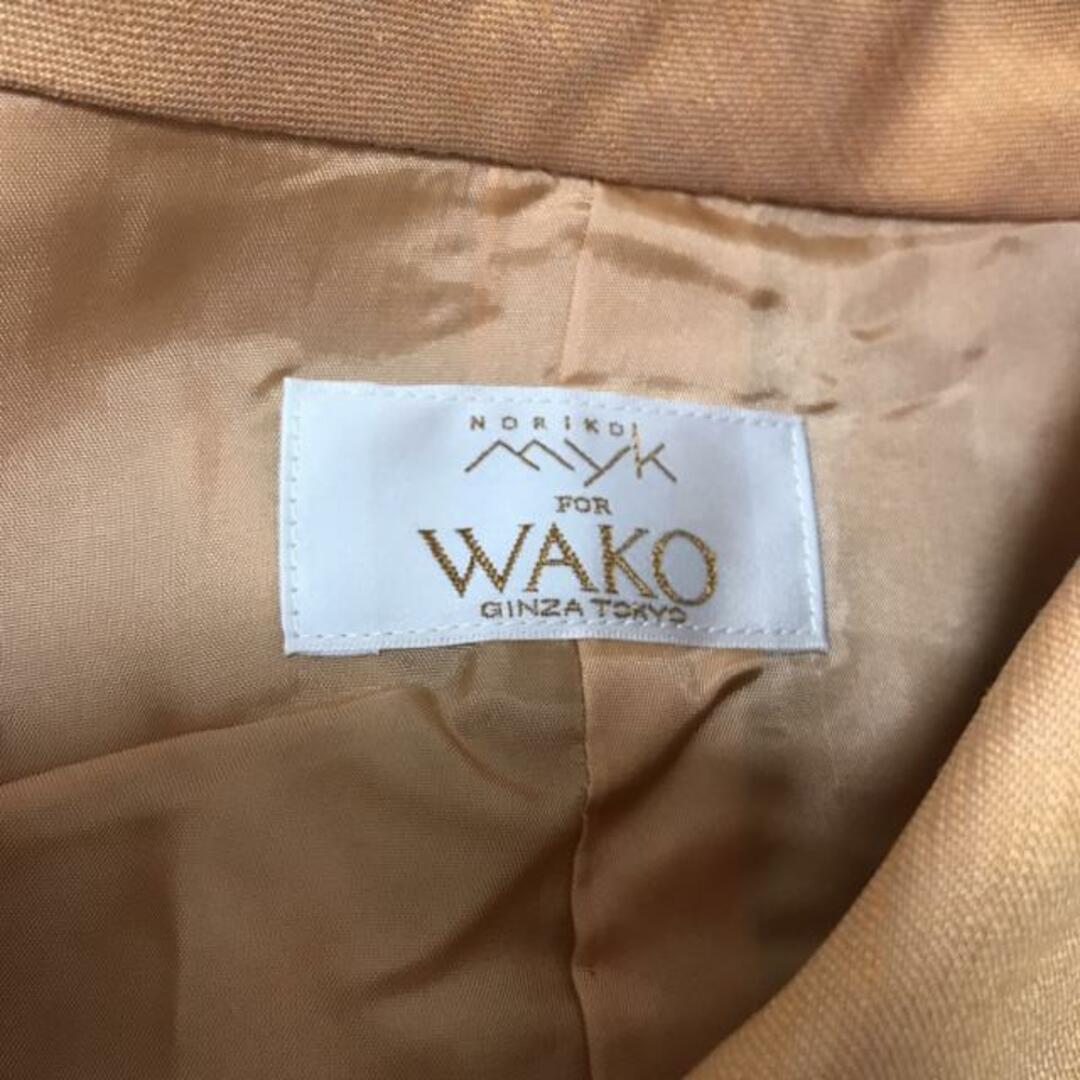 WAKO(ワコー) ジャケット レディース - オレンジ 長袖/ジップアップ/NORIKO MYK/秋/春 レディースのジャケット/アウター(その他)の商品写真