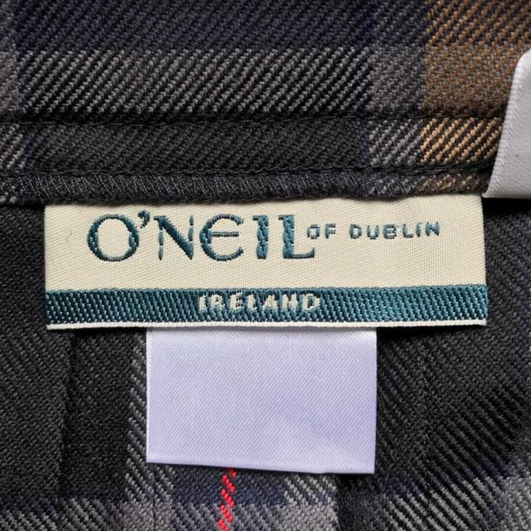 O'NEILL(オニール)のO'NEIL(オニール) 巻きスカート レディース美品  - ライトブラウン×黒×マルチ ロング/チェック柄/プリーツ/フリンジ レディースのスカート(その他)の商品写真