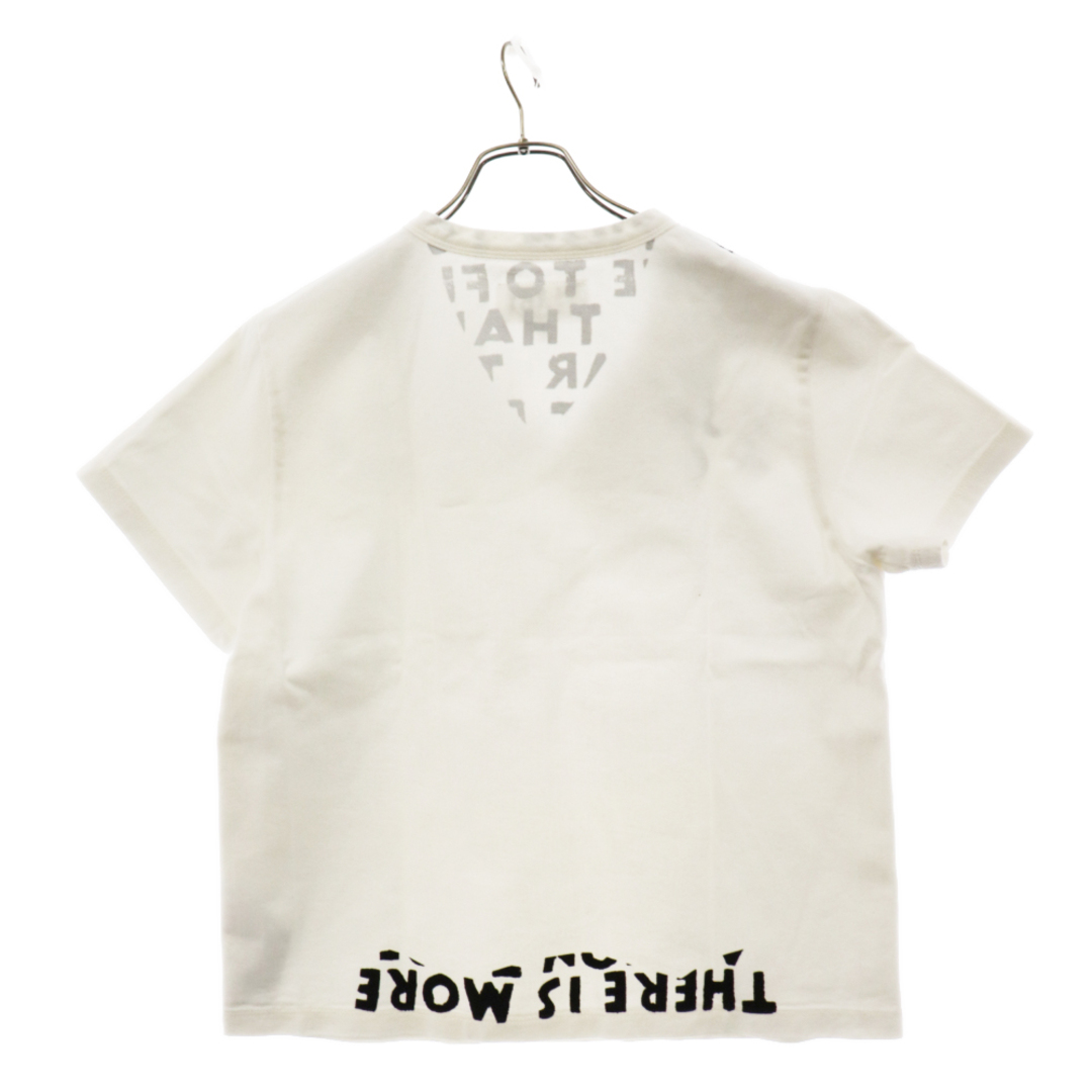 MM6(エムエムシックス)のMM6 Maison Margiela エムエムシックスメゾンマルジェラ 21SS エイズT Vネック Tシャツ カットソー 半袖 ロゴ ホワイト S62NC0062 レディース メンズのトップス(Tシャツ/カットソー(半袖/袖なし))の商品写真