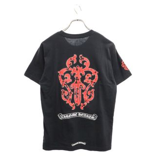 クロムハーツ(Chrome Hearts)のCHROME HEARTS クロムハーツ Red Dagger Tee ダガーバック プリントTシャツ ブラック×レッド(Tシャツ/カットソー(半袖/袖なし))