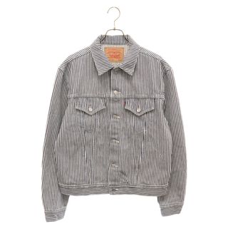 リーバイス(Levi's)のLevi's リーバイス 23SS×NIGO Hickory Stripe 557XX ヒッコリーストライプデニムジャケット インディゴ/ホワイト A5904-0000(Gジャン/デニムジャケット)