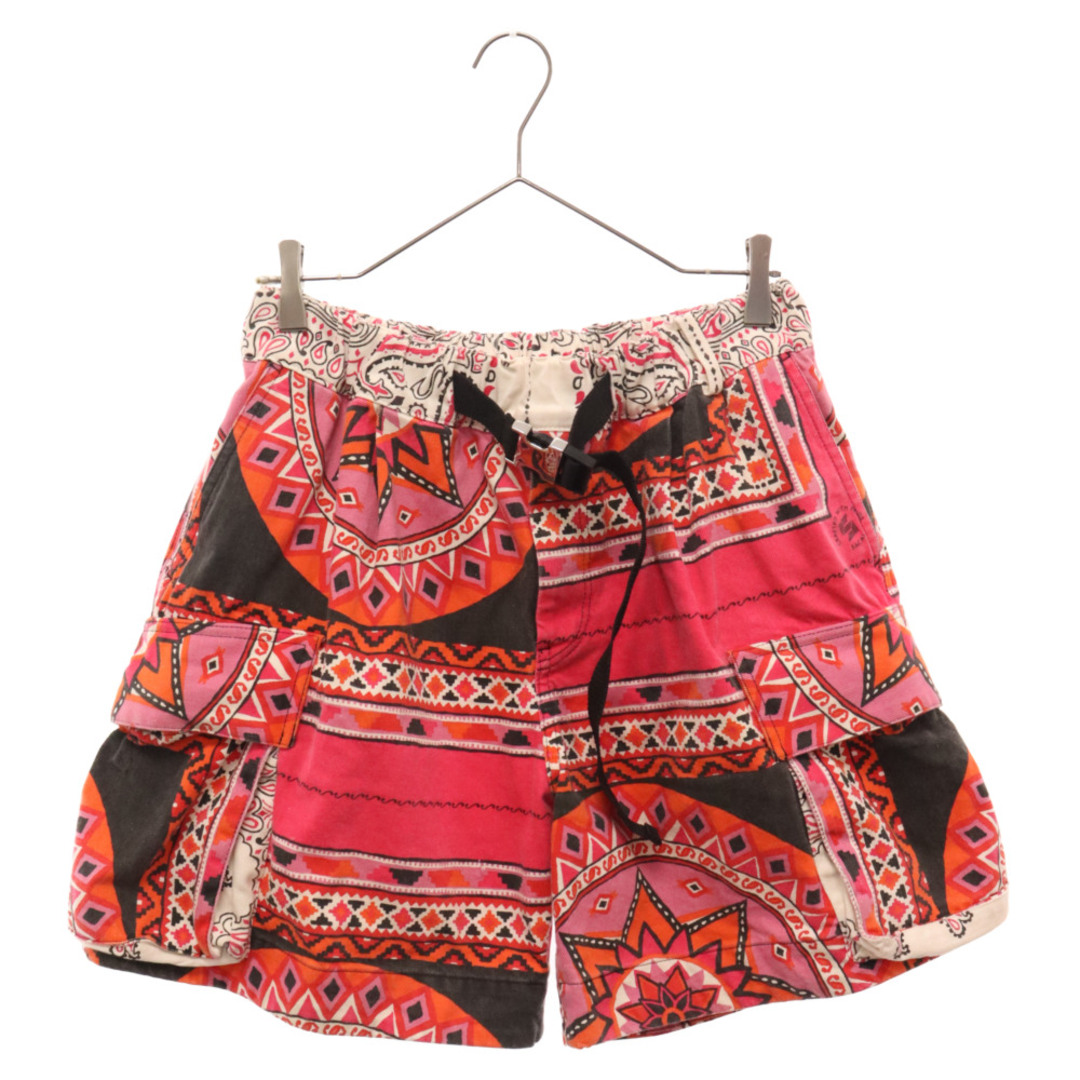 sacai(サカイ)のSacai サカイ 22SS Bandana Print Shorts 22-02693M バンダナプリント ショーツ ハーフ パンツ ホワイト/ピンク メンズのパンツ(ショートパンツ)の商品写真