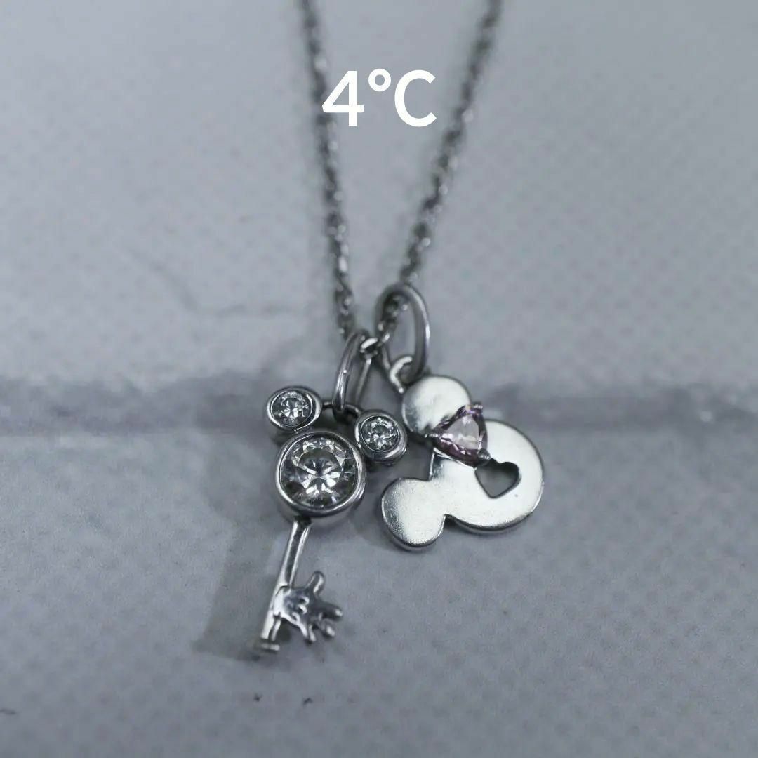 4℃(ヨンドシー)の【匿名配送】 4℃ ネックレス SV925 3.8g ディズニー ミッキー レディースのアクセサリー(ネックレス)の商品写真