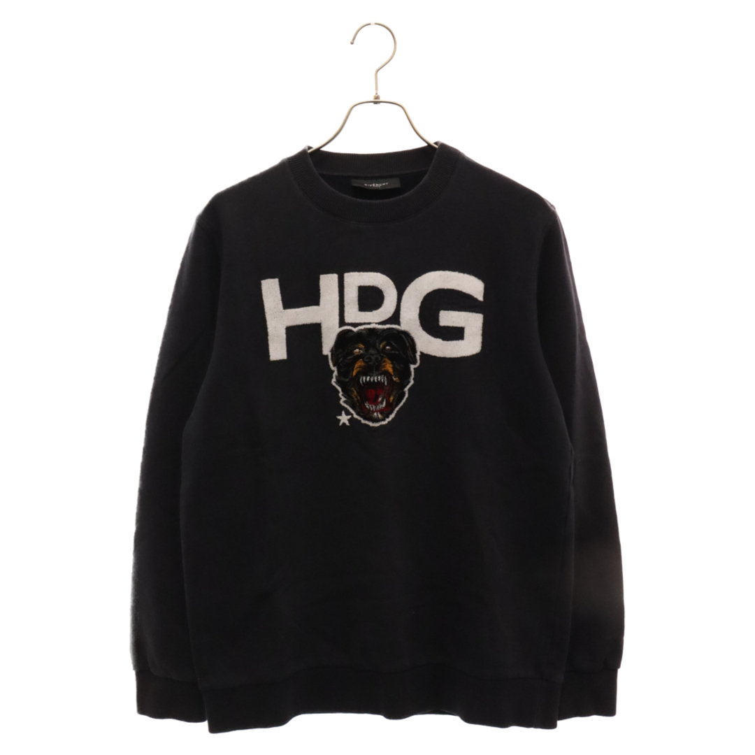 GIVENCHY(ジバンシィ)のGIVENCHY ジバンシィ 13SS HDG ROTTWEILER ロットワイラークルーネックスウェットトレーナー ブラック 13S 7333 653 メンズのトップス(スウェット)の商品写真