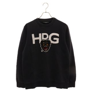 GIVENCHY ジバンシィ 13SS HDG ROTTWEILER ロットワイラークルーネックスウェットトレーナー ブラック 13S 7333 653