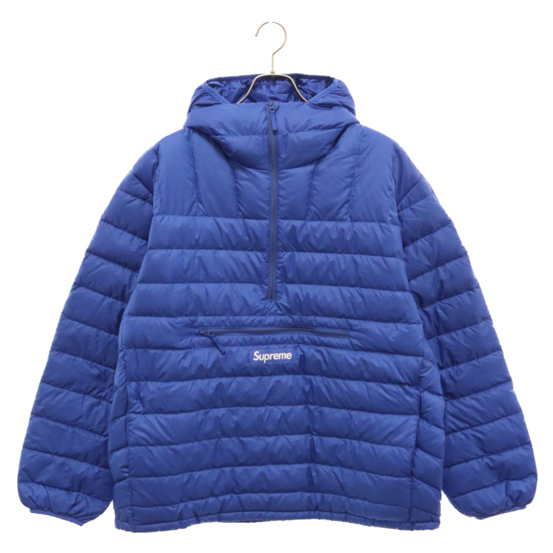 Supreme(シュプリーム)のSUPREME シュプリーム 23AW Micro Down Half Zip Hooded Pullover マイクロ ハーフジップ ダウンパーカー ブルー メンズのトップス(パーカー)の商品写真