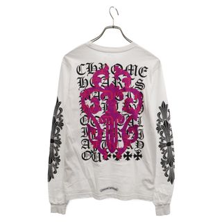 クロムハーツ(Chrome Hearts)のCHROME HEARTS クロムハーツ DAGGER EYE CHART L/S 英字ダガープリント ロングスリーブカットソー 長袖Tシャツ ホワイト(Tシャツ/カットソー(七分/長袖))