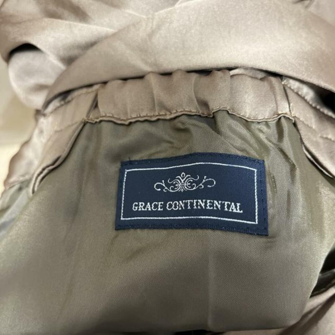 GRACE CONTINENTAL(グレースコンチネンタル)のGRACE CONTINENTAL(グレースコンチネンタル) ワンピース サイズ36 S レディース - ブラウン Vネック/ノースリーブ/ロング レディースのワンピース(その他)の商品写真