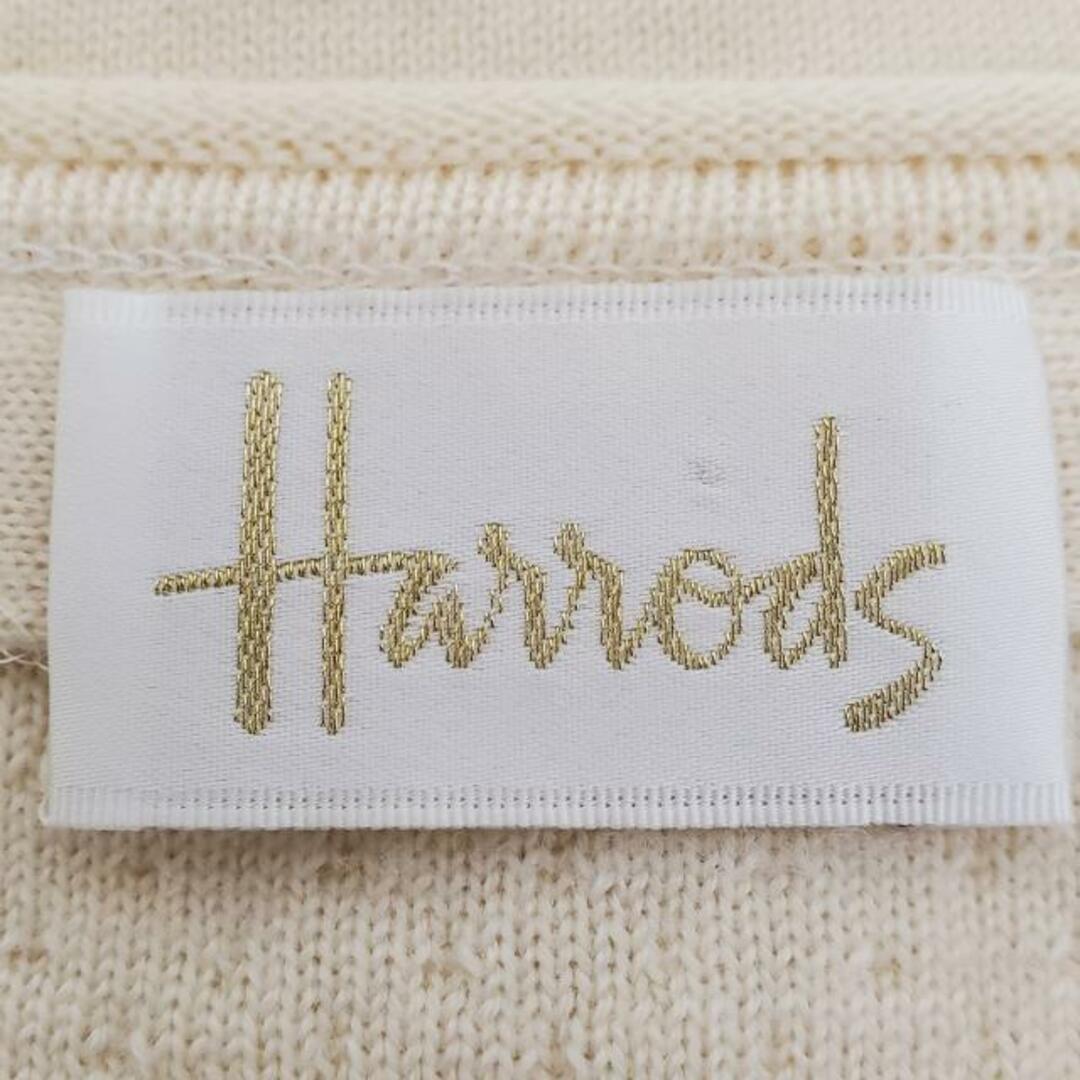 Harrods(ハロッズ)のHARRODS(ハロッズ) カーディガン レディース美品  - アイボリー 長袖/ニット レディースのトップス(カーディガン)の商品写真