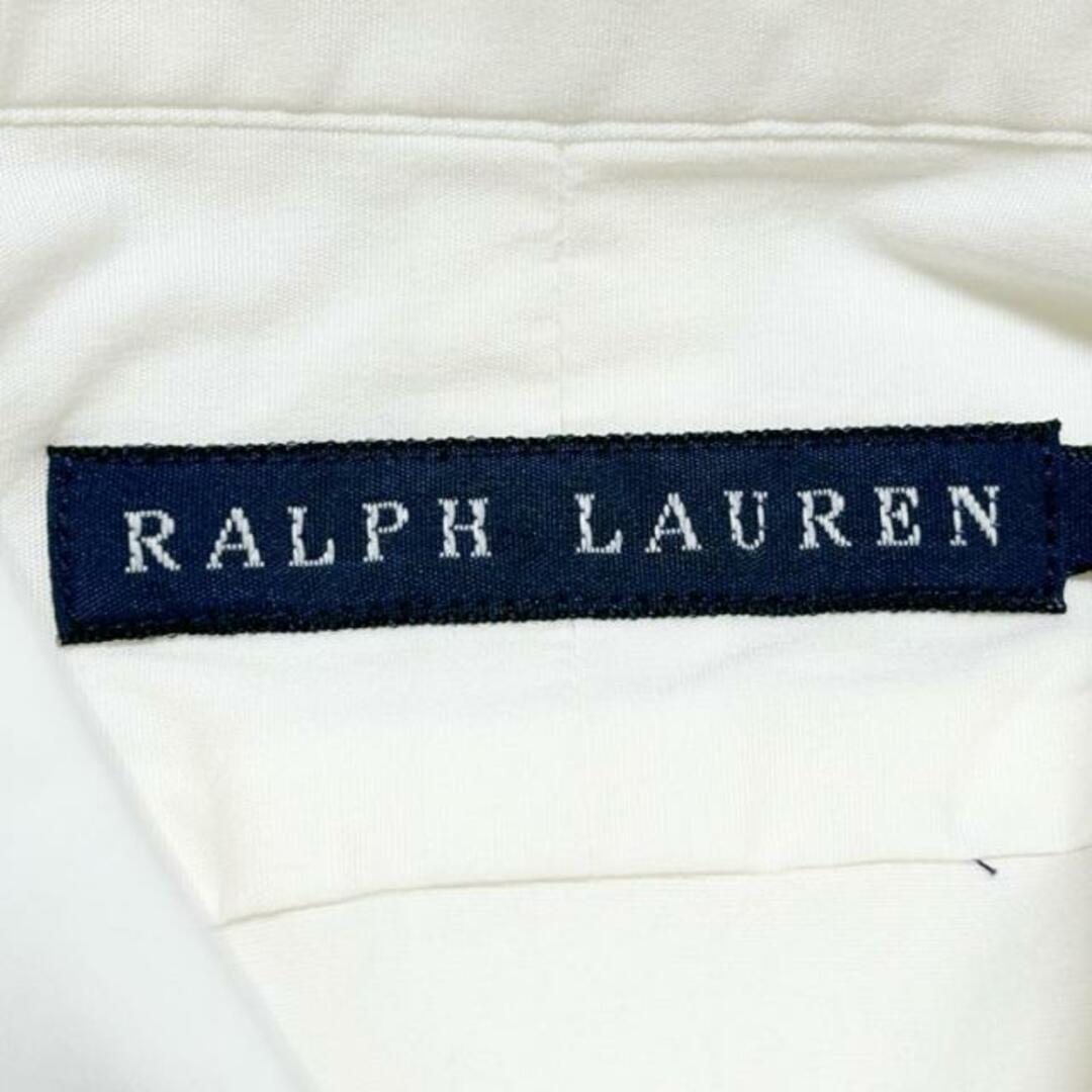 Ralph Lauren(ラルフローレン)のRalphLauren(ラルフローレン) 長袖シャツブラウス サイズ7 S レディース - 白 レディースのトップス(シャツ/ブラウス(長袖/七分))の商品写真