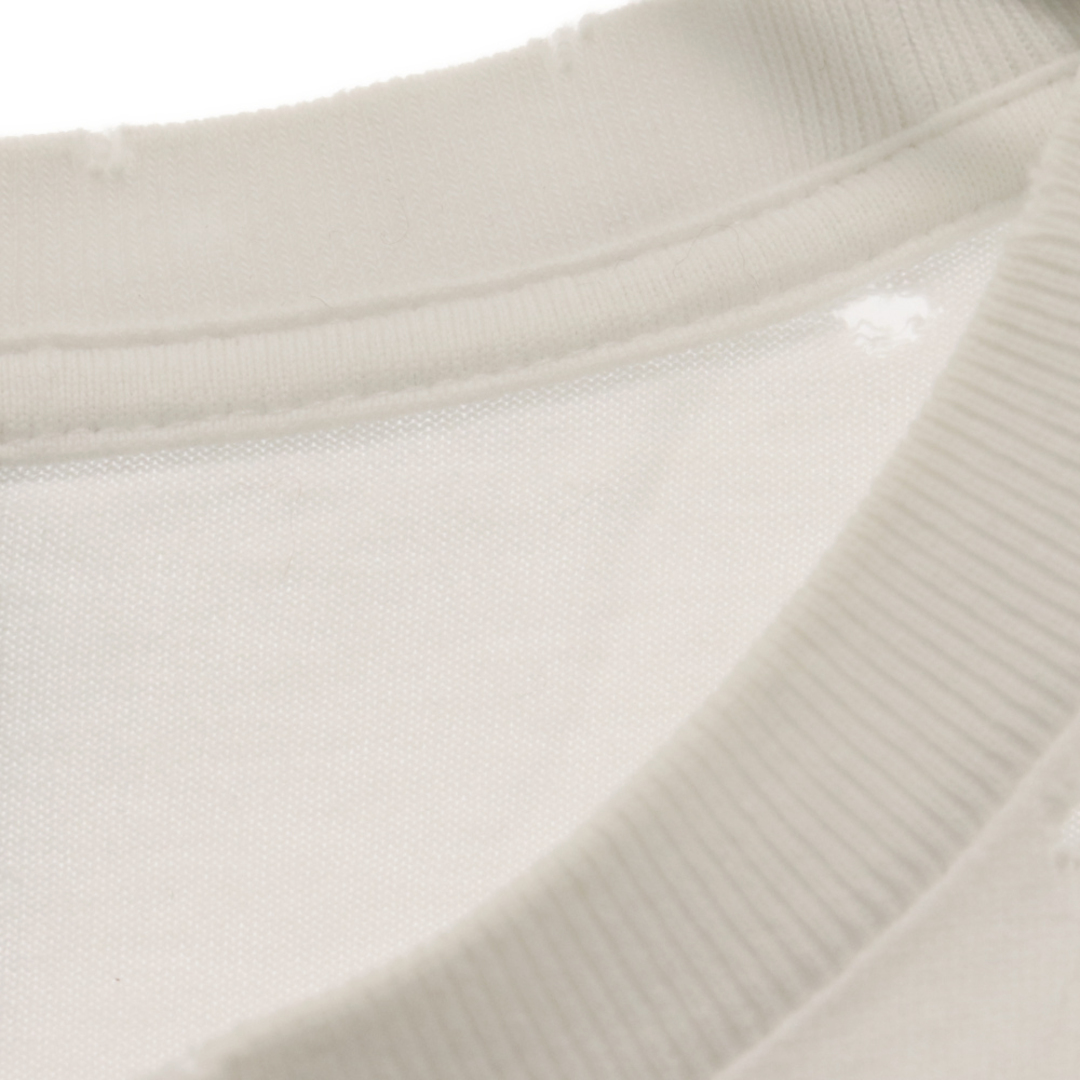 NUMBER (N)INE(ナンバーナイン)のNUMBER (N)INE ナンバーナイン 06SS ガンズ期 スカルプリント 半袖カットソー 半袖Tシャツ レッド/ホワイト メンズのトップス(Tシャツ/カットソー(半袖/袖なし))の商品写真