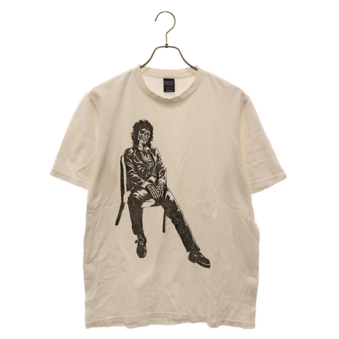 NUMBER (N)INE(ナンバーナイン)のNUMBER (N)INE ナンバーナイン 04SS スカルミュージック プリント半袖Tシャツ 半袖カットソー ホワイト メンズのトップス(Tシャツ/カットソー(半袖/袖なし))の商品写真