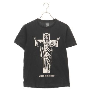 NUMBER (N)INE ナンバーナイン 06SS ガンズ期 ロザリオ プリント 半袖カットソー スカルプリント 半袖Tシャツ ブラック