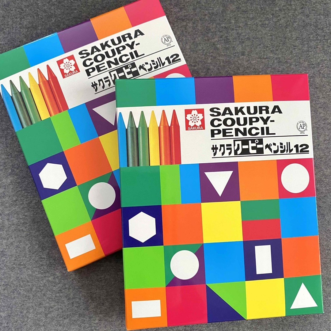 サクラクレパス(サクラクレパス)のサクラクーピーペンシル12色  2セット エンタメ/ホビーのアート用品(色鉛筆)の商品写真