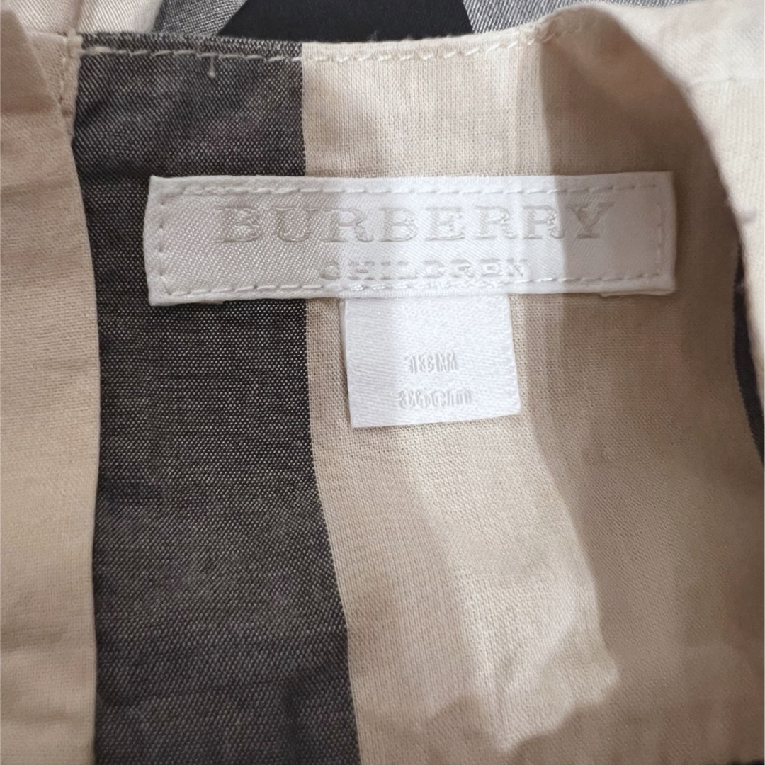 BURBERRY(バーバリー)のチェック柄　ブラウス キッズ/ベビー/マタニティのベビー服(~85cm)(シャツ/カットソー)の商品写真