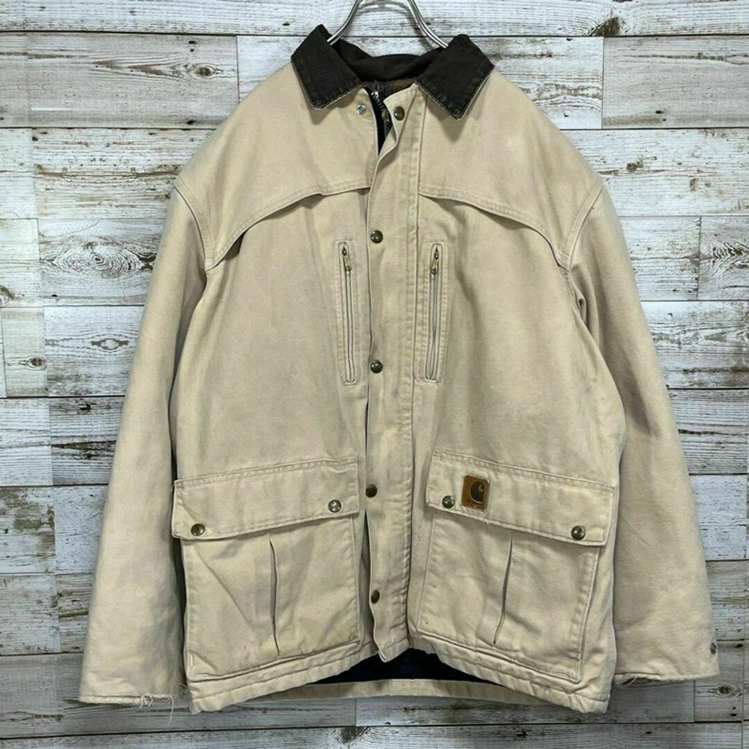 carhartt(カーハート)の【090】希少USA規格80sカーハートジャケットダック地横タグブルゾン メンズのジャケット/アウター(ブルゾン)の商品写真