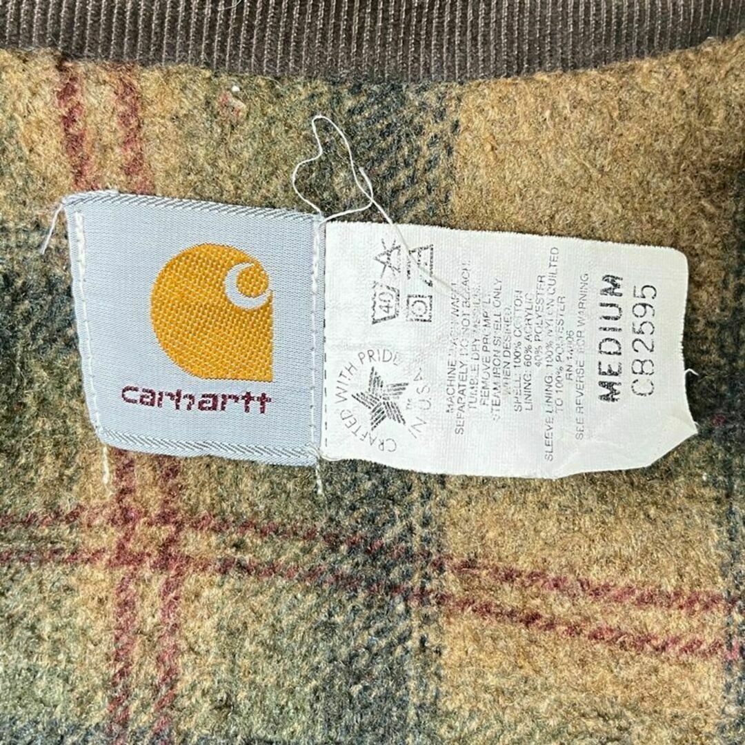 carhartt(カーハート)の【090】希少USA規格80sカーハートジャケットダック地横タグブルゾン メンズのジャケット/アウター(ブルゾン)の商品写真