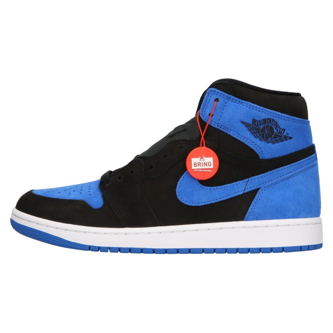 NIKE(ナイキ)のNIKE ナイキ AIR JORDAN 1 RETRO HIGH OG Royal Reimagined エア ジョーダン 1 ハイカットスニーカー ロイヤル リイマジンド US9.5/27.5cm ブラック/ブルー DZ5485-042 メンズの靴/シューズ(スニーカー)の商品写真