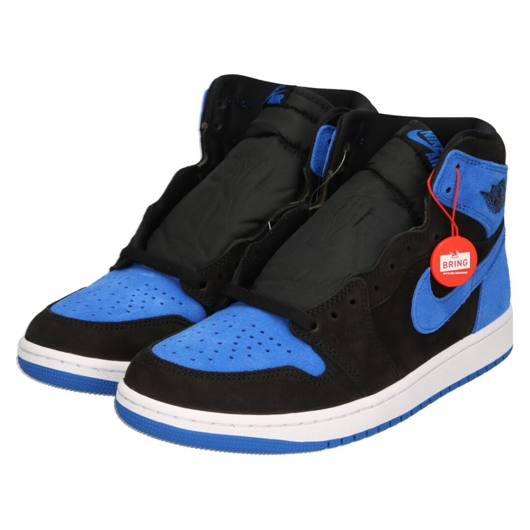 NIKE(ナイキ)のNIKE ナイキ AIR JORDAN 1 RETRO HIGH OG Royal Reimagined エア ジョーダン 1 ハイカットスニーカー ロイヤル リイマジンド US9.5/27.5cm ブラック/ブルー DZ5485-042 メンズの靴/シューズ(スニーカー)の商品写真