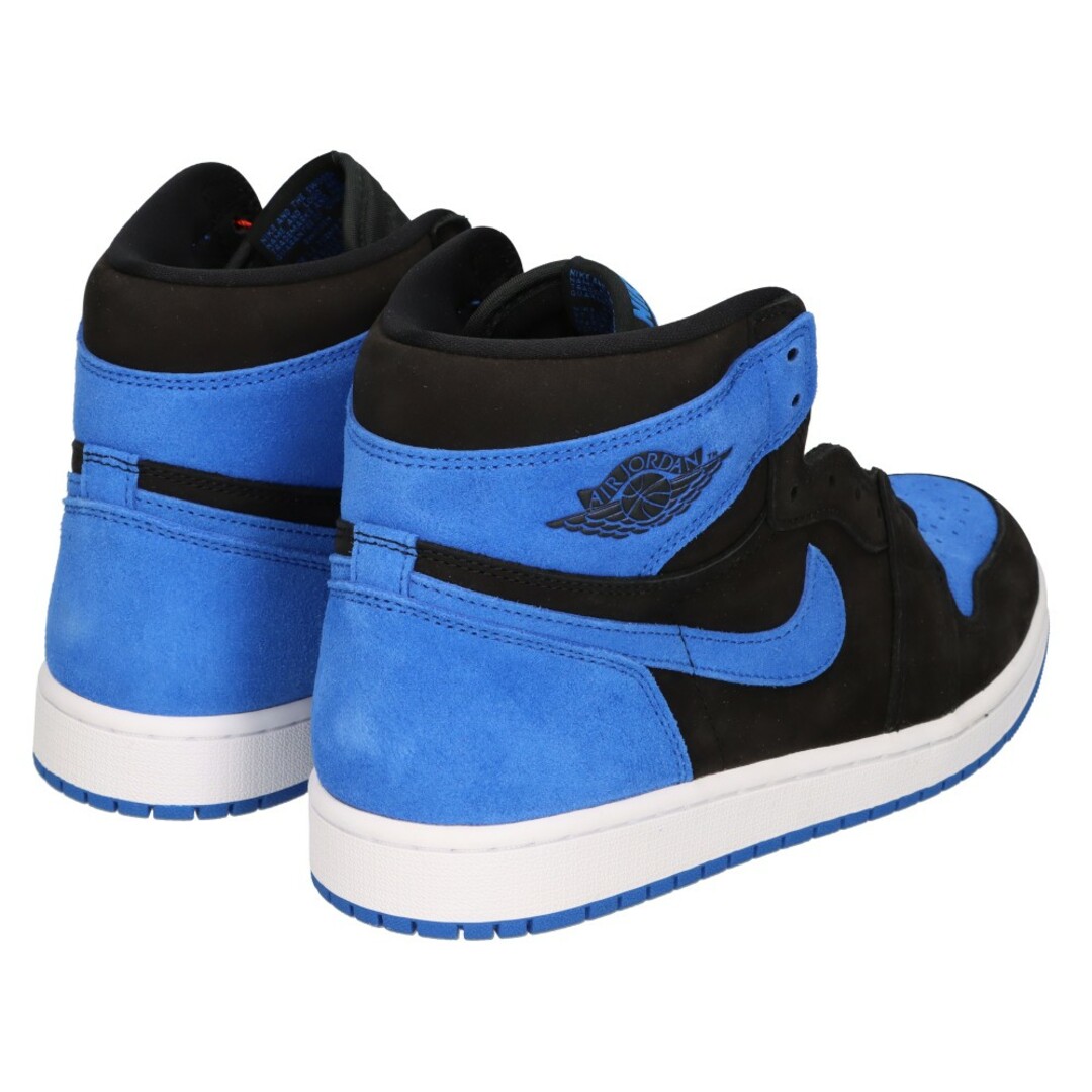 NIKE(ナイキ)のNIKE ナイキ AIR JORDAN 1 RETRO HIGH OG Royal Reimagined エア ジョーダン 1 ハイカットスニーカー ロイヤル リイマジンド US9.5/27.5cm ブラック/ブルー DZ5485-042 メンズの靴/シューズ(スニーカー)の商品写真